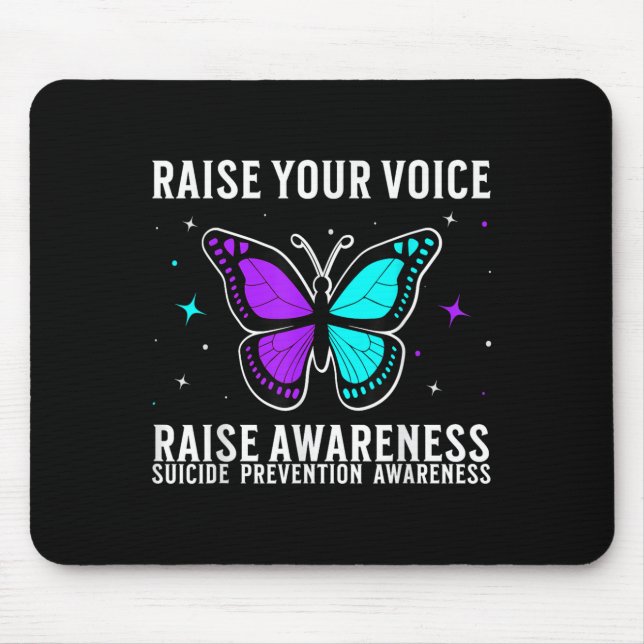 Tapis De Souris Suicide Awareness Suprt Suicide Prevention Awarene (Devant)