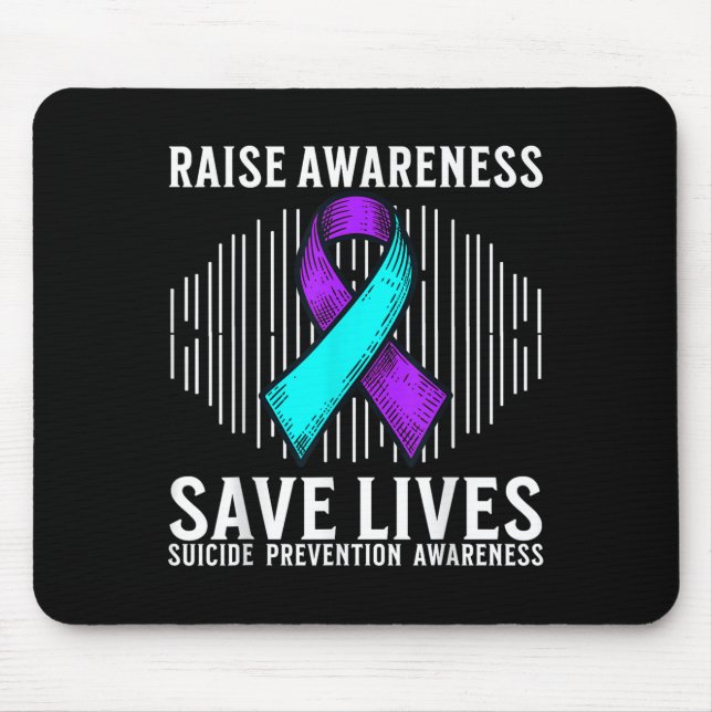 Tapis De Souris Suicide Awareness Suprt Suicide Prevention Awarene (Devant)