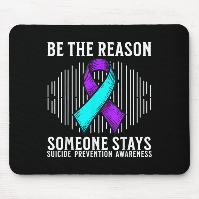 Tapis De Souris Suicide Awareness Suprt Suicide Prevention Awarene (Devant)