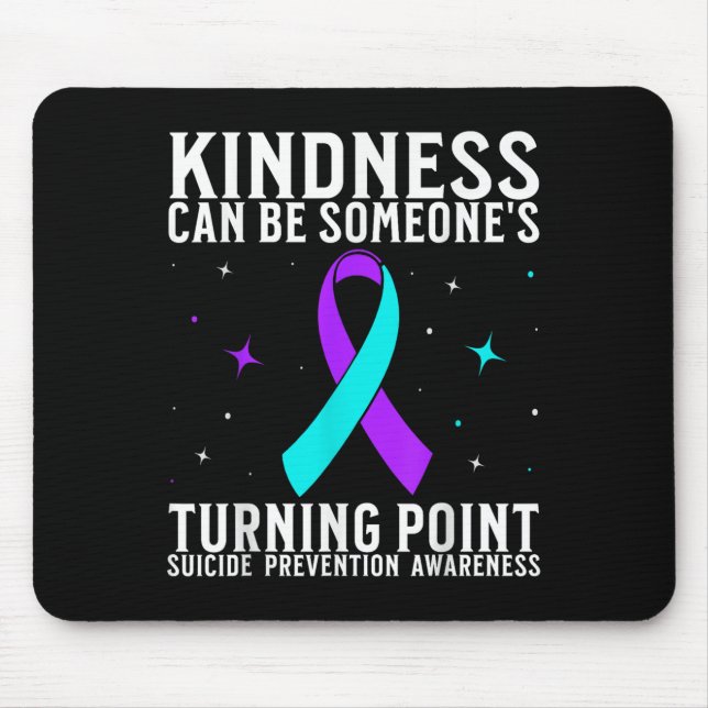 Tapis De Souris Suicide Awareness Warrior Suicide Prevention Aware (Devant)