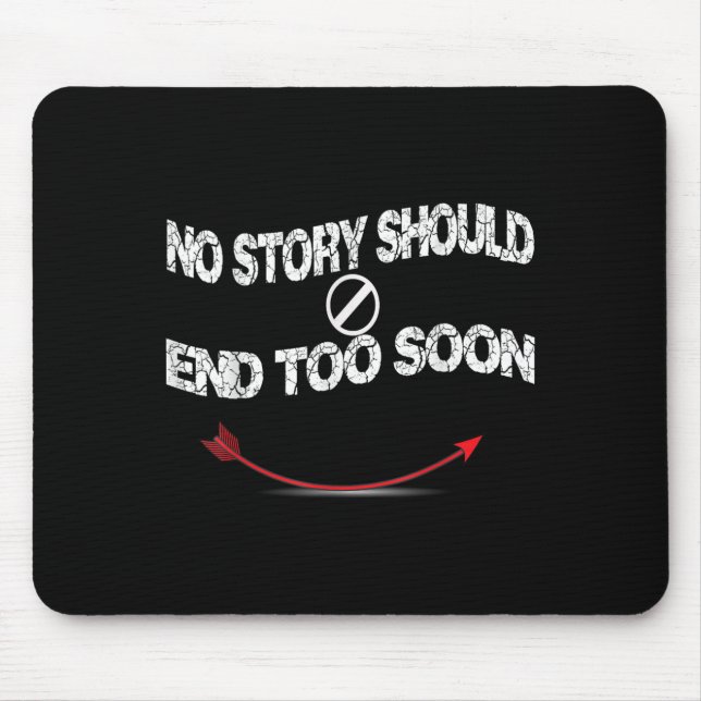 Tapis De Souris Suicide Prevention Awareness ,no Story Should End  (Devant)