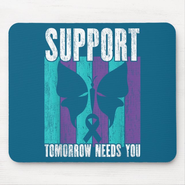Tapis De Souris Suicide Prevention Suprt Tomorrow _ I For Suprters (Devant)
