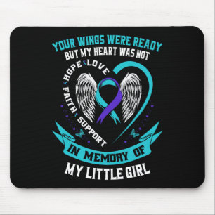 Tapis De Souris Suicide Sensibilisation Chemise Fille Petite Fille