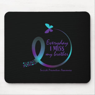 Tapis De Souris Suicide Sensibilisation Je Manque Mon Frère Amour