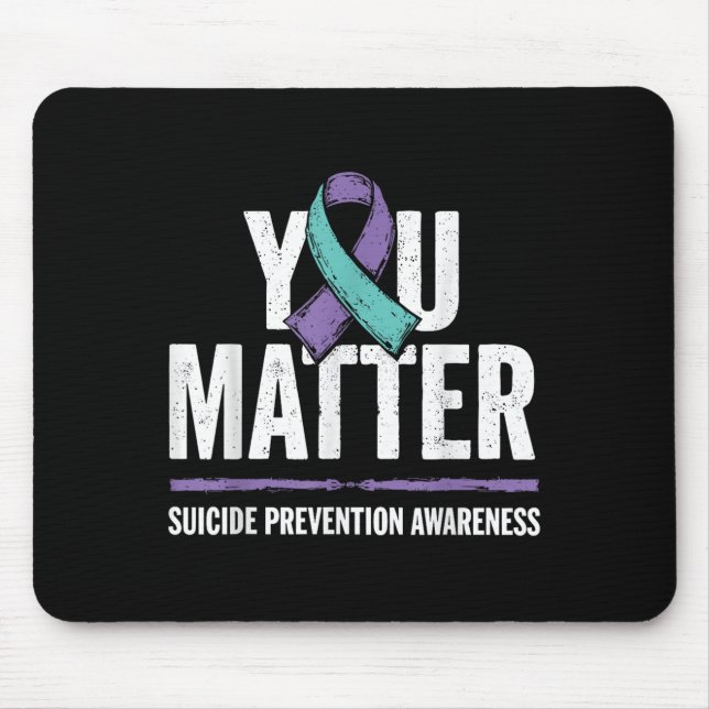 Tapis De Souris Suicides Prevention Shirts Suicide Awareness  (Devant)