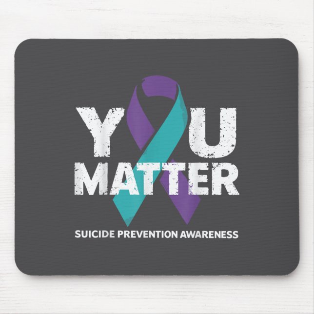 Tapis De Souris Suicides Prevention Shirts Suicide Awareness  (Devant)