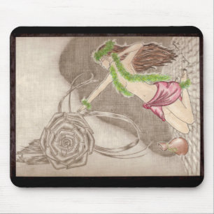Tapis De Souris . : Suite rose de Hawaïen :. Mousepad