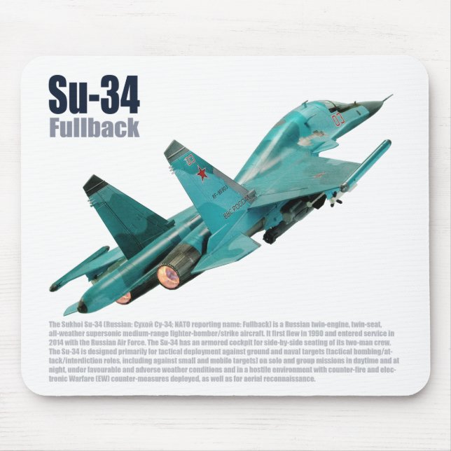 Tapis De Souris Sukhoi Su-34 (Devant)