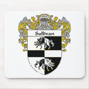 Tapis De Souris Sullivan-Coat-of-Arms-Mantled-300x300