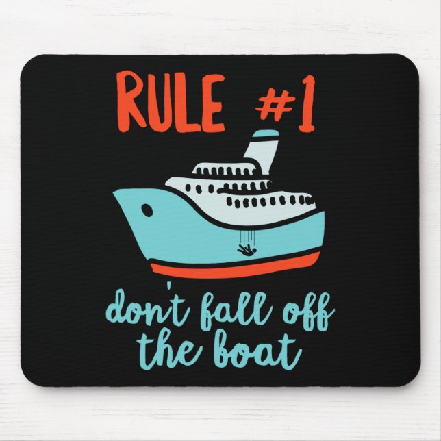 Tapis De Souris Summer Cruising Ship 2022 Trip Fun Ne tombez pas (Devant)
