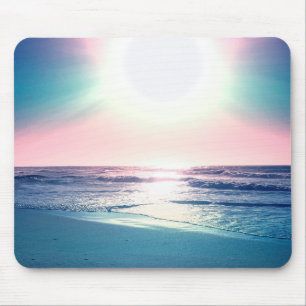 Tapis De Souris Summer Sea Sunset Tropical Beach Photo