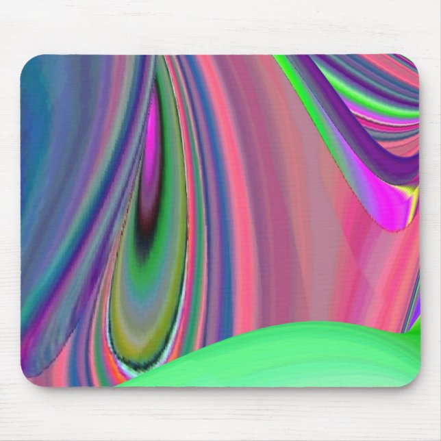 Tapis De Souris Summerfeel, Rainbowart 3D Abstrait (Devant)