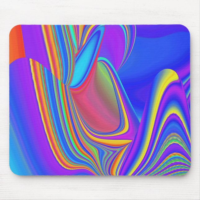 Tapis De Souris Summerfeel, Rainbowart 3D Abstrait (Devant)