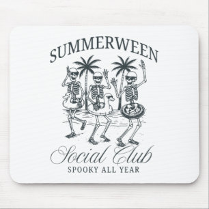 Tapis De Souris Summerween Social Club Éffrayant Toute L'Année Ske