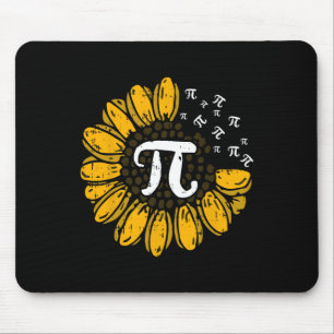 Tapis De Souris Sun-flower Pi Jour Cool Symboles de mathématiques