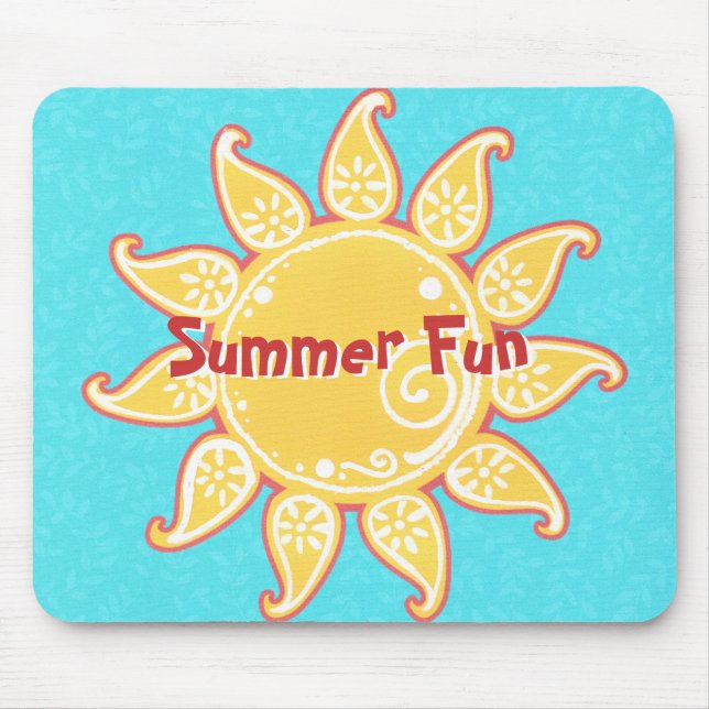 Tapis De Souris Sun Mousepad amusant (Devant)