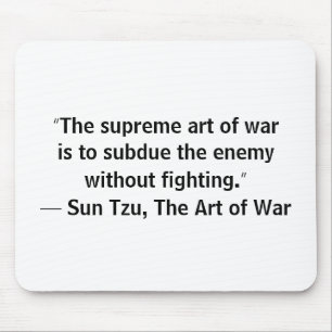 Tapis De Souris Sun Tzu Art de la guerre sans combat