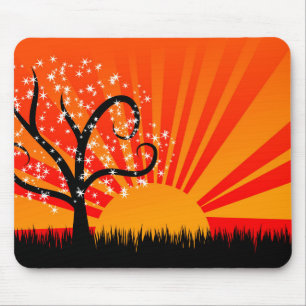 Tapis De Souris Sunburst Whimsical