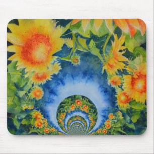 Tapis De Souris Sunflower Fields Forever