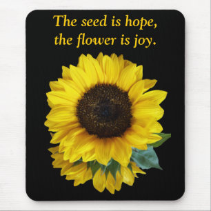 Tapis De Souris Sunflower Hope & Joy Mousepad