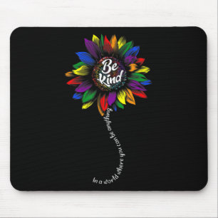 Tapis De Souris Sunflower Sensibilisation sur l'autisme Be Kind Pu
