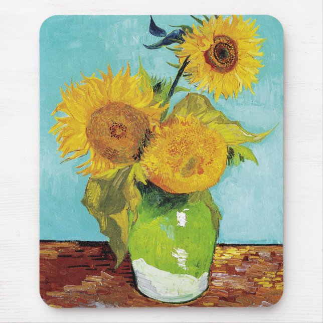 Tapis De Souris Sunflowers Vincent van Gogh (Devant)