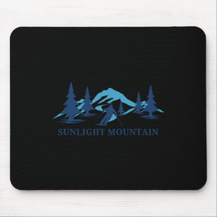 Tapis De Souris Sunlight Mountain Colorado Station de ski Montagne