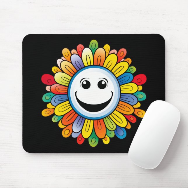 Tapis De Souris Sunny Ray Flower (Avec souris)