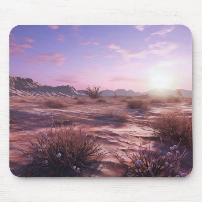 Tapis De Souris Sunrise du désert (Devant)