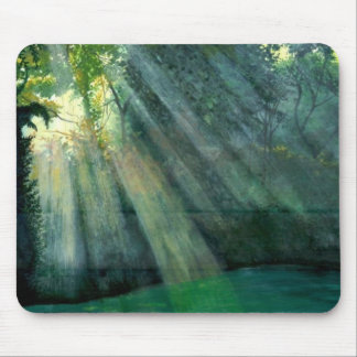 Tapis De Souris Sunrise Forestière