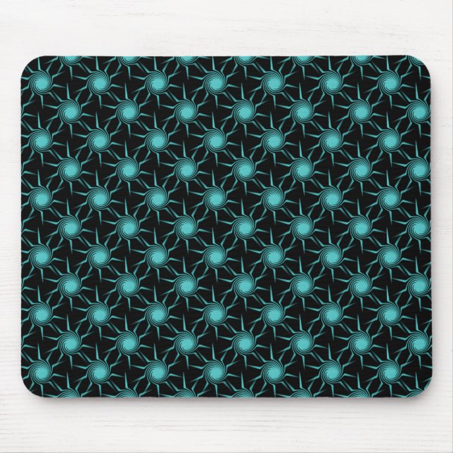 Tapis De Souris Suns Turquoises brillants Mousepad (Devant)