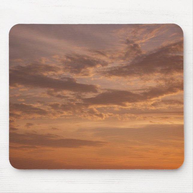 Tapis De Souris Sunset Clouds II Pastel Nature Abstraite (Devant)