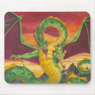 Tapis De Souris Sunset Dragon