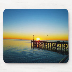 Tapis De Souris Sunset Kisses, Port Victoria, Australie du Sud,