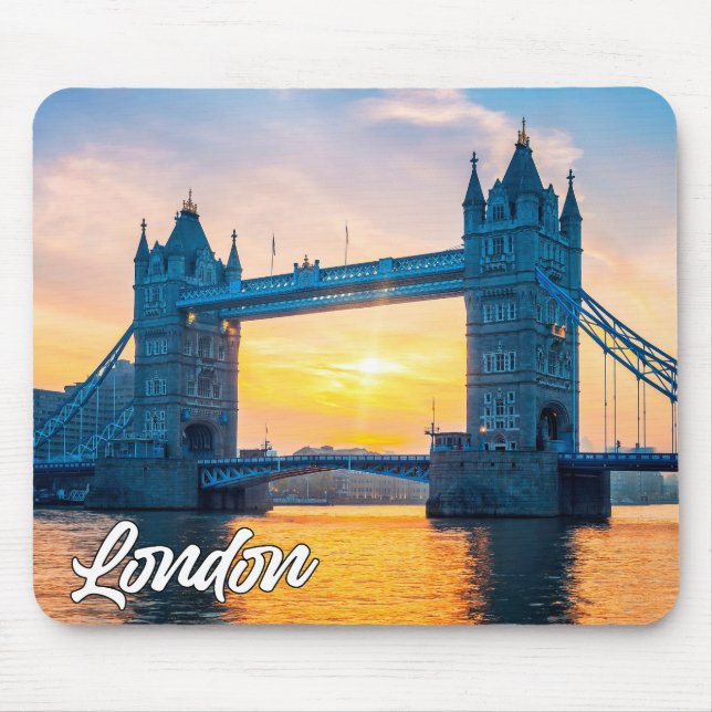Tapis De Souris Sunset Over London, Angleterre, Royaume-Uni (Devant)
