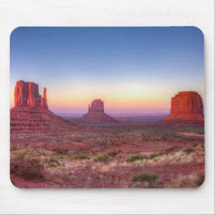 Tapis De Souris Sunset Over Monument Valley Arizona