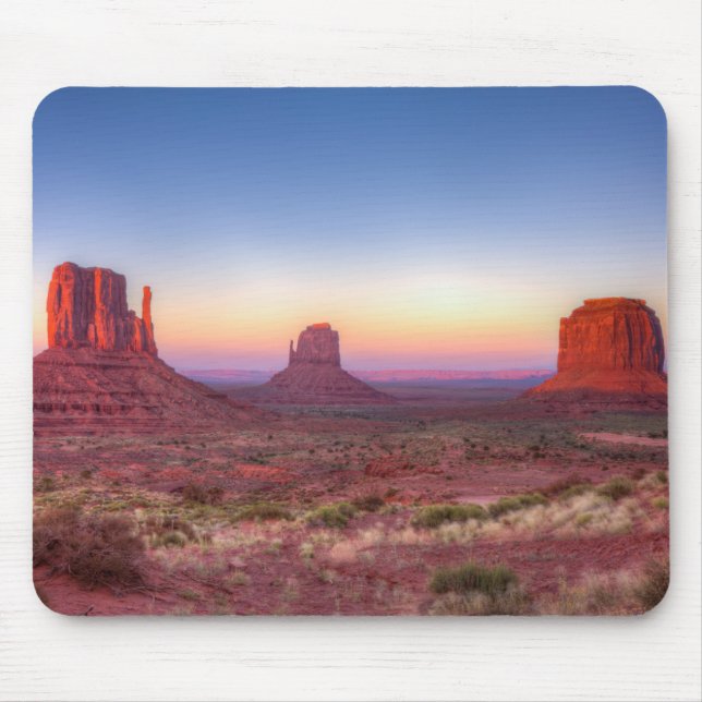 Tapis De Souris Sunset Over Monument Valley Arizona (Devant)