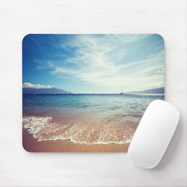 Tapis De Souris Sunset plage (Avec souris)