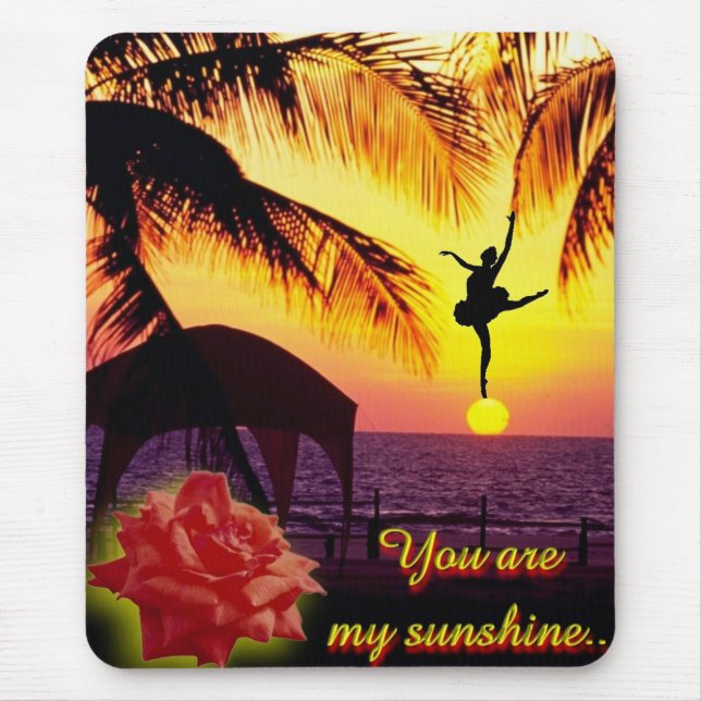 Tapis De Souris Sunshine Love Mousepad (Devant)