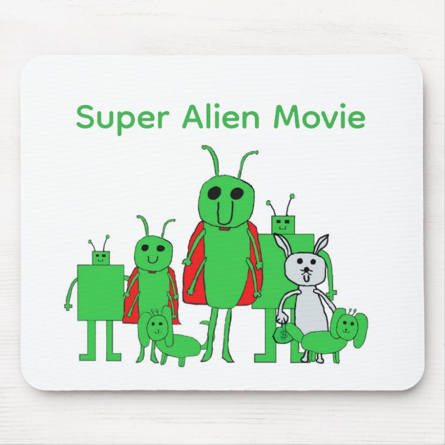 Tapis De Souris Super Alien Movie Full Character Mouse Pad (Devant)