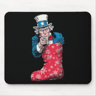 Tapis De Souris Super Choc Festif Avec Sam Et Les Couleurs Us Pour