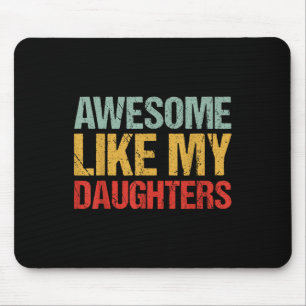 Tapis De Souris Super Comme Le Maillot De Mes Filles Drôle Homme P