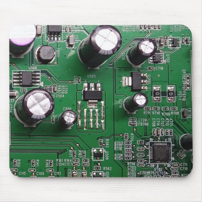 Tapis De Souris Super Cool "I'm Board" Souris PCB (Devant)