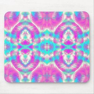 Tapis De Souris Super Cool rose et bleu Motif Abstrait