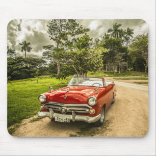 Tapis De Souris Super Cool Vintage Thunderbird Automobile