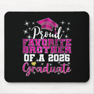 Tapis De Souris Super fier frère préféré de la finissante senior d