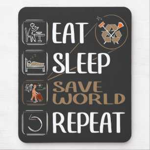 Tapis De Souris Super Garbageman - Drôle cadeau pour Trashman