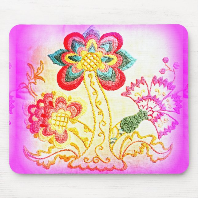 Tapis De Souris super hippie style palmier rose mousepac (Devant)