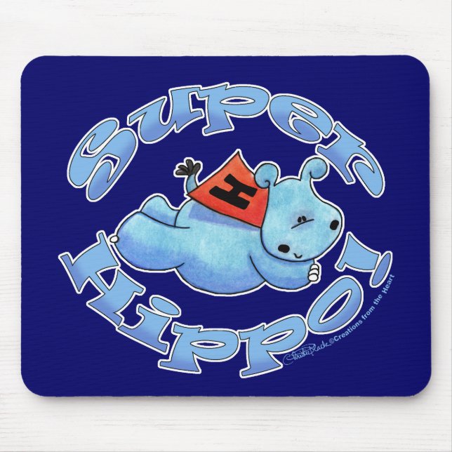 Tapis De Souris Super Hippo (Devant)