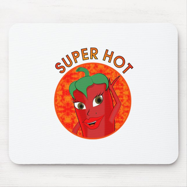 Tapis De Souris Super Hot Pepper Diva (Devant)